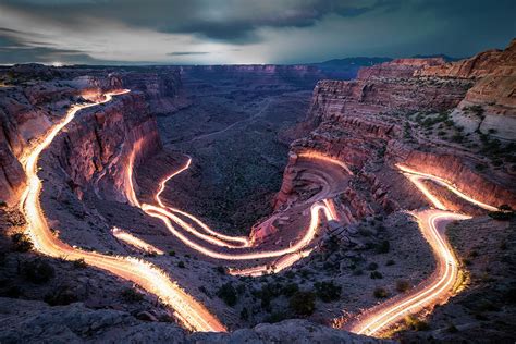 Light Trail In Canyonlands National Park Photograph By Anderson Outdoor