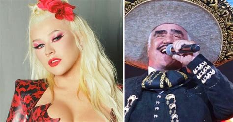 Christina Aguilera Canta A Vicente Fern Ndez Y Hace Olvidar A Ngela