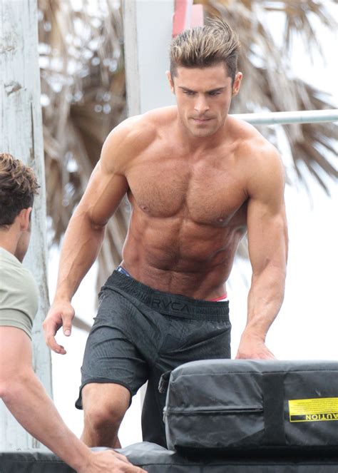 Famousmales Zac Efron Shirtless On Baywatch Set The Best Porn Website