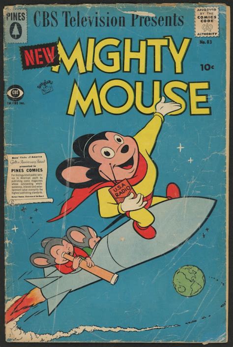 Vintage 1959 Mighty Mouse Issue 83 Cbs Comic Book Pristine Auction