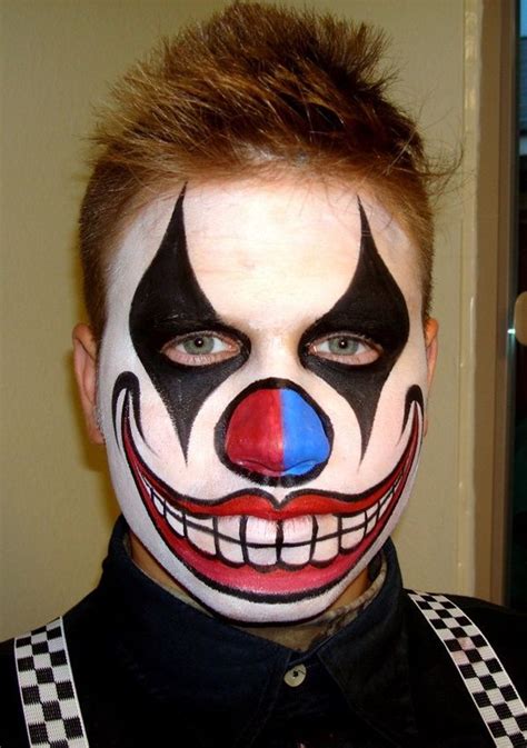 How To Paint Scary Clown Faces For Halloween Anns Blog