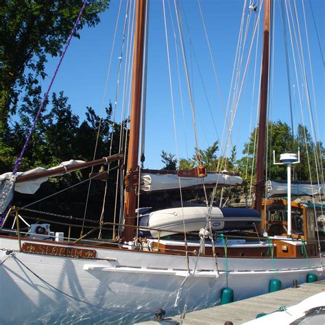 Schooner Gaff Rigged Ladyben Classic Wooden Boats For Sale
