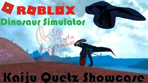 Roblox Dinosaur Simulator Kaiju Quetz Showcase Youtube