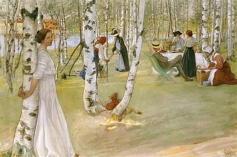 Summer Scenes By Swedish Painter Carl Larsson Gustavienne