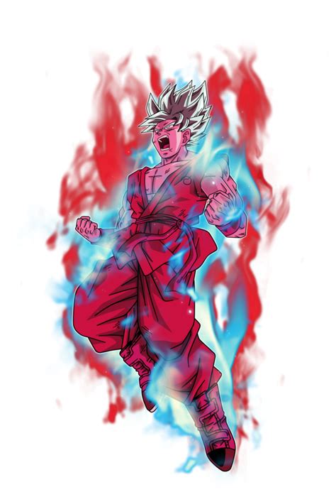 Goku Super Saiyan Blue Kaioken X10 By Bardocksonic Rdbz