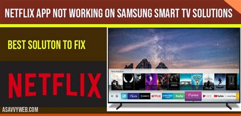 Just wanted to check if i have to enable any it was working fine on my moto g4 plus but does not work in one plus 6. Netflix App Not working on Samsung Smart tv Solutions - A ...