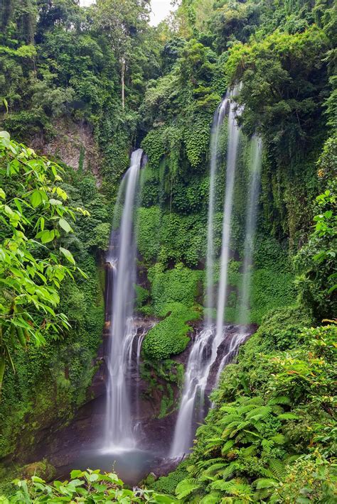 Sekumpul Waterfalls In Bali Indonesia 1371041 Stock Photo At Vecteezy