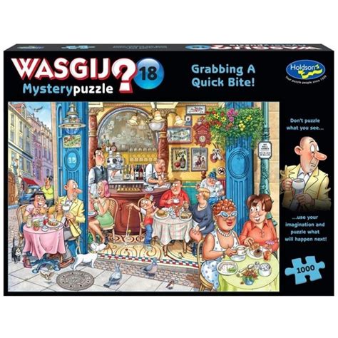 Buy Holdson Wasgij Mystery 18 Grabbing A Quick Bite Puzzle 1000pc