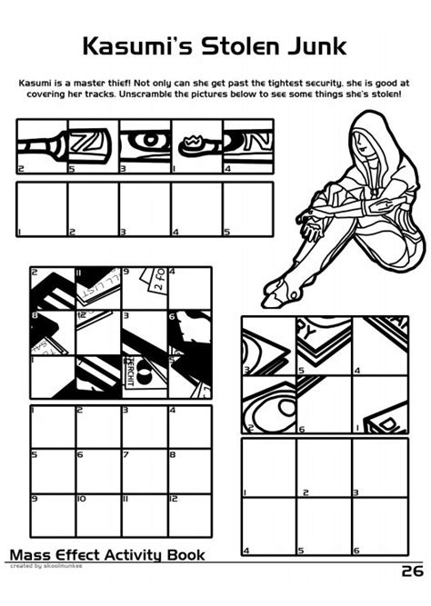 mass effect coloring  activity book  pics
