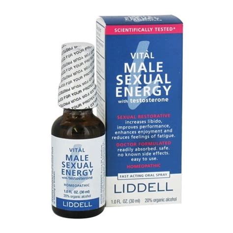 Liddell Laboratories Vital Male Sexual Energy Homeopathic Oral Spray 1 Oz