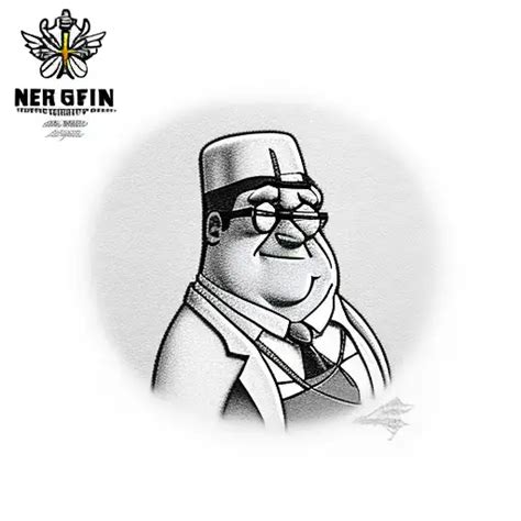 Realism Peter Griffin Tattoo Idea Blackink Ai