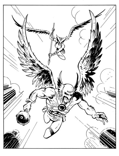 Hawkman And Hawkgirl Art