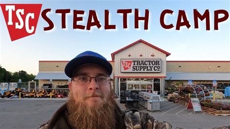 Stealth Camping Outside Tractor Supply Company Youtube