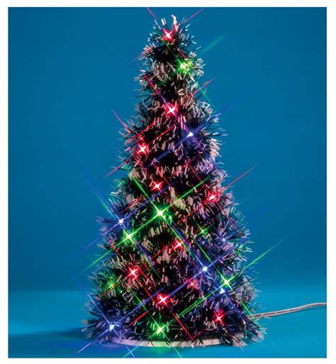 Lemax 94522 Lighted Fir Christmas Tree Village Accessory Multicolored