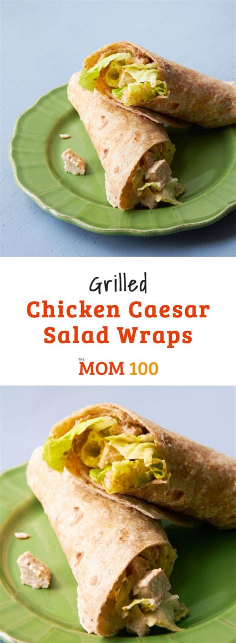 Grilled Chicken Caesar Salad Wraps Recipe Caesar Salad Wrap