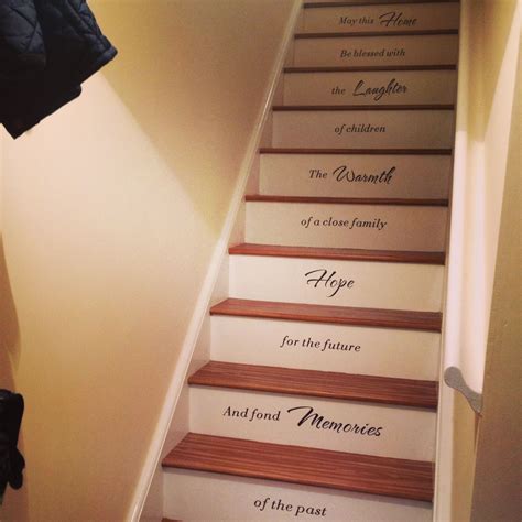 I ran up the door and opened the stairs, i said my pajamas & put on my prayers, i turned off the bed & tumbled. Our amazing painted stairs with beautiful quote