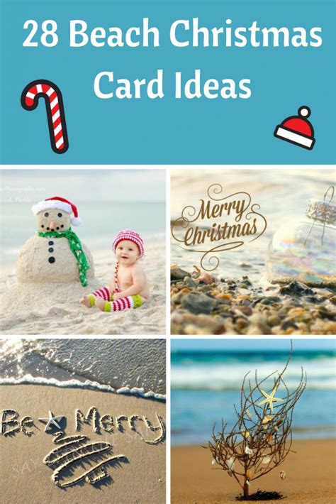 Christmas On The Beach 28 Crazy Cute Christmas Photo Card Ideas