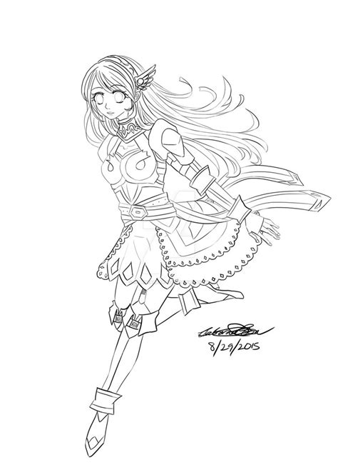 Anime Warrior Girl Drawing At Getdrawings Free Download