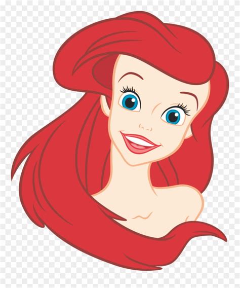 Disney Princess Ariel Face Clipart 3420554 Pinclipart