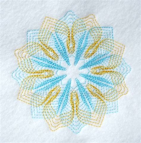 Flower B00 Quilt Block Embroidery Instant Download Etsy