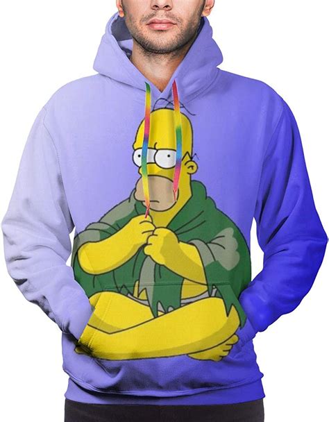 The Simpsons Men S Hoodie 3d Print Pullovers Tops Sweatshirt Amazon Ca Clothing And Accessories