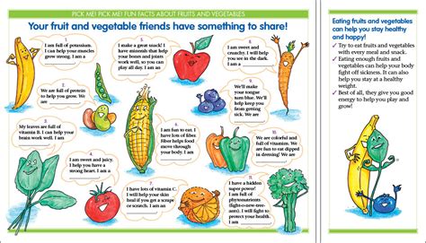 Pick Me Pick Me Fun Facts About Fruits And Vegetables Journeyworks