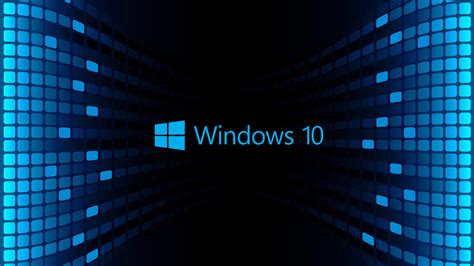 Hd Windows 10 Wallpaper In 3d For Black Desktop Background
