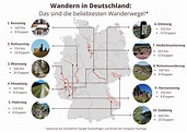 Die beliebtesten Wanderwege Deutschlands: 282 Wanderwege im Vergleich ...