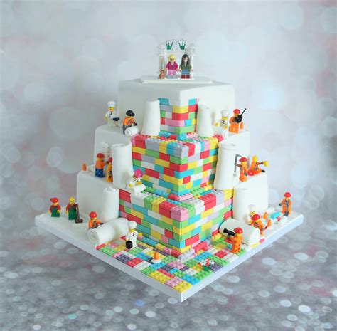 Lego Wedding Cake Lego Wedding Cakes Lego Wedding Cake