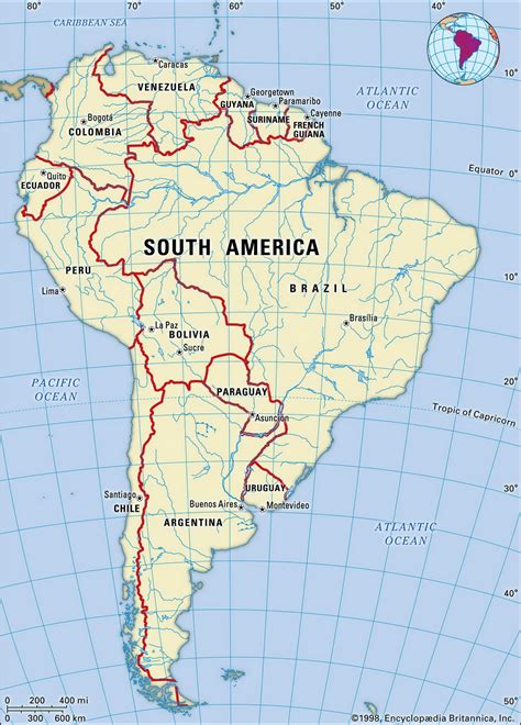 South America Facts And Geography Maps World