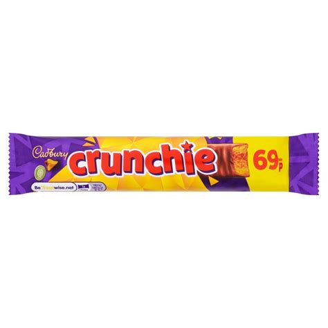 cadbury crunchie chocolate bar 69p pmp 40g bestway wholesale