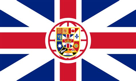 Flag Of The Imperial Federation Of The British Empire As Seen In The