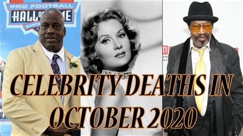 Celebrity Deaths October 2021 Famous Celebrity Deaths Otosection