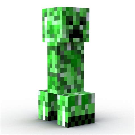 Minecraft Creeper Modelo 3d 19 C4d Max Ma Obj Fbx 3ds Free3d