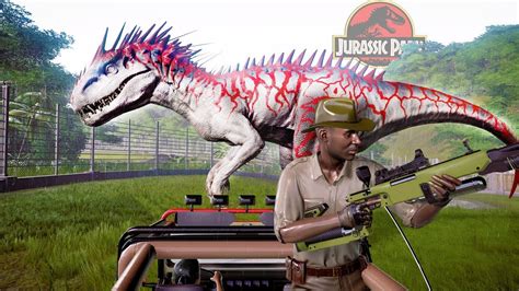 Indominus Rex Evolucionado 100 Nuevo Hibrido En El Parque De Dinosaurios De Jurassic Park