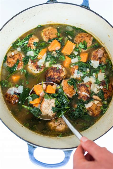 Chicken Meatball Italian Wedding Soup Reluctant Entertainer