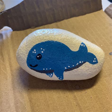 Pin By Angela Flaningam On Crafts Rock Crafts Painted Rocks Whale