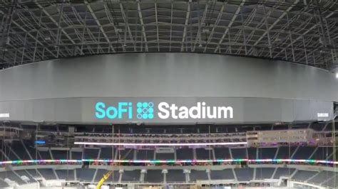 The Massive 22 Million Pound Videoboard Is Complete At Sofi Stadium