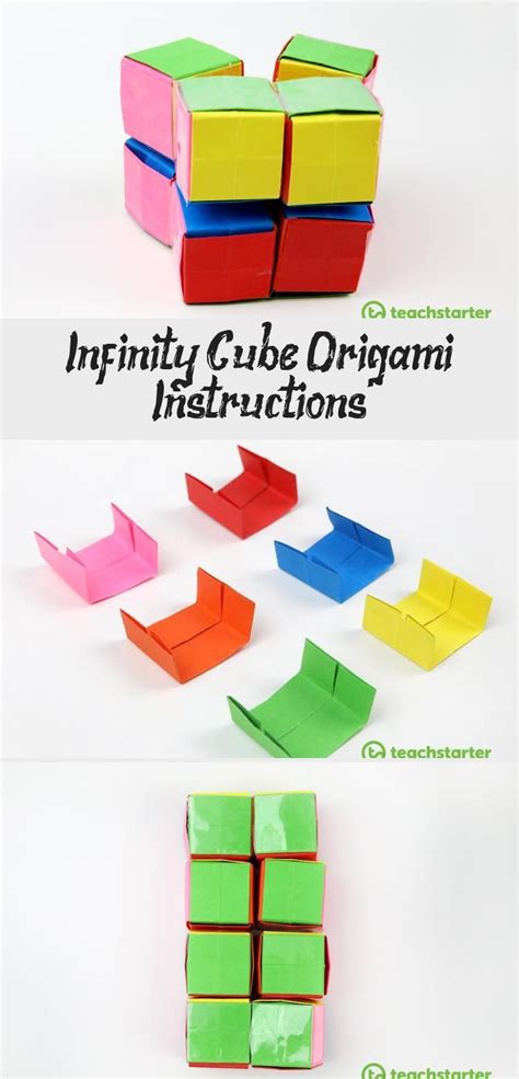 Infinity Cube Origami Instructions Origamielephant Origamiheart