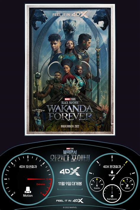'블랙팬서: 와칸다 포에버' 4dx 효과표 공개 - 영화톡톡 - 무코