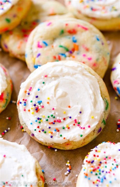 Allow cookies to cool on the baking sheet for 5 minutes then transfer to a wire rack to cool completely before decorating. Sprinkle Cookies Supreme | Sally's Baking Addiction