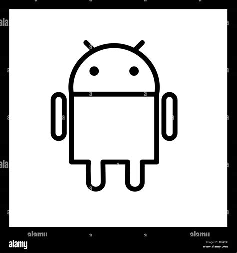 Illustration Android Icon Stock Photo Alamy
