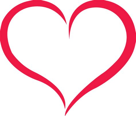 Red Outline Heart PNG Image Download | Heart outline tattoo, Heart outline, Free clip art