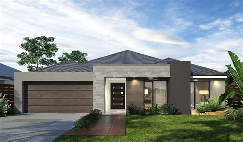 Rear Living Single Storey Home Designs In Australia Affordable Single