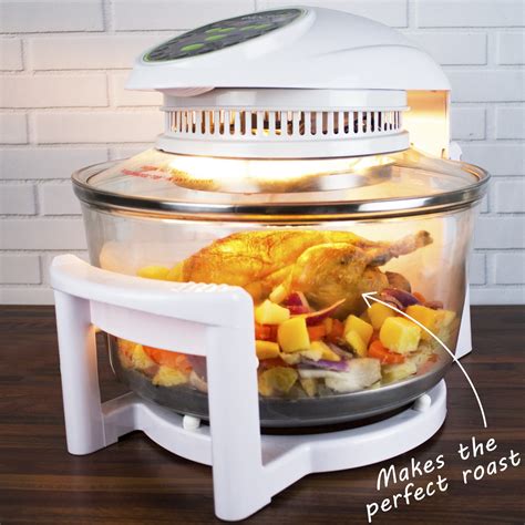 Litre Premium Digital Halogen Convection Oven Cooker With Hinged Lid Ebay
