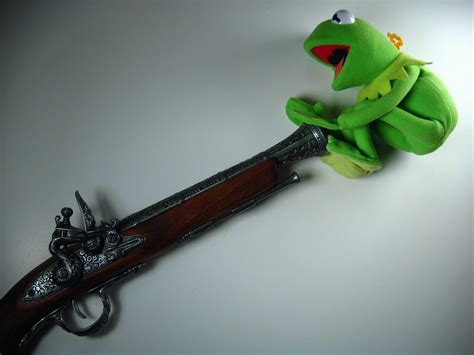 Anti Gun Kermit Print Card License Ecard More