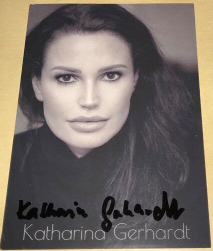 Katharina Gerhardt Original Signierte Autogrammkarte Autogramm U A Playboy Gzsz Ebay