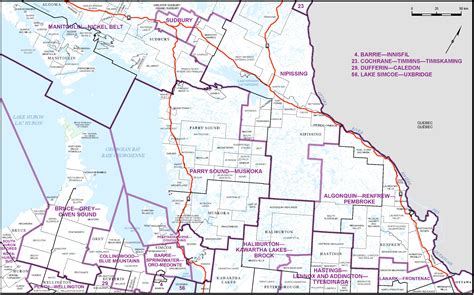 Proposal Ontario Federal Electoral Districts Redistribution