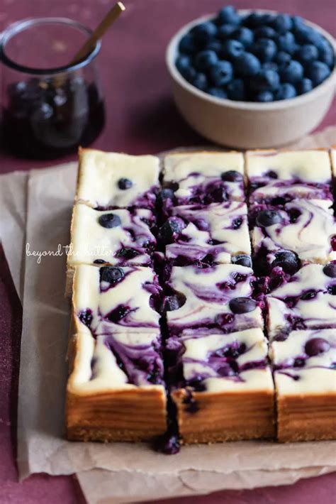 Blueberry Swirl Cheesecake Bars Artofit