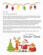 Easy Free Letter from Santa Magical Package | Christmas lettering ...